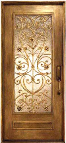 AAW 3002 Forged Iron Exterior Door