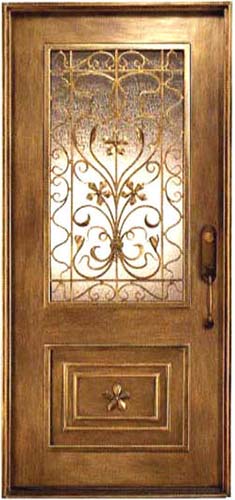 AAW 3006 Forged Iron Exterior Door