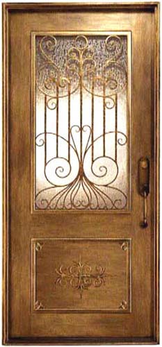 AAW 3007 Forged Iron Exterior Door