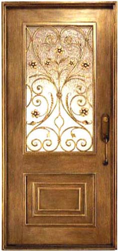 AAW 3009 Forged Iron Exterior Door