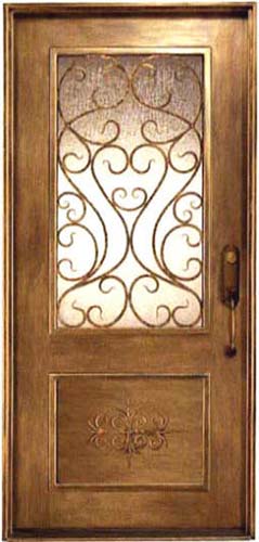 AAW 3011 Forged Iron Exterior Door